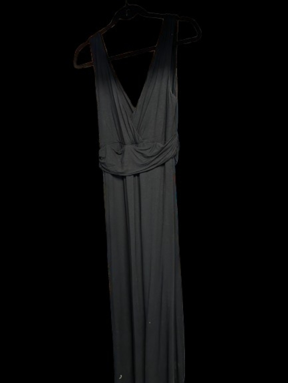 Boden Black Sleeveless V-Neck Maxi Dress